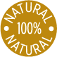 100% natural